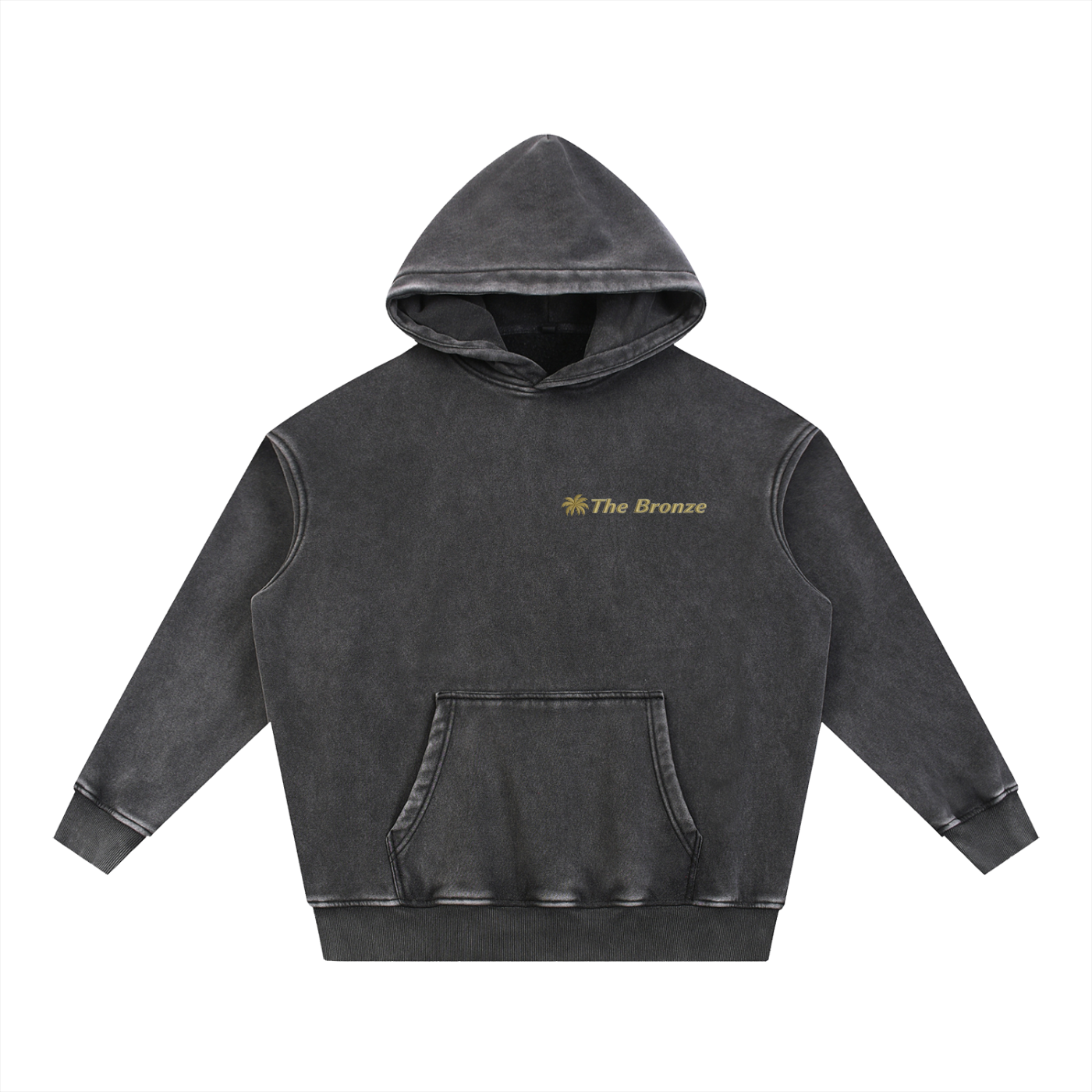 Snow Wash Fleece Oversize Hoodie